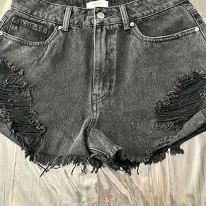 🔴 CLEARANCE LAST‎ CALL!

Forever 21 Charcoal Distressed Jean Shorts